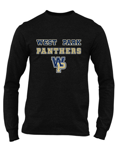 West Park Panthers WP Script Spirit Men's LS T-Shirt