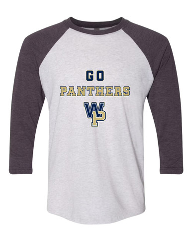 West Park Panthers WP Script Go Team Men's Baseball T-Shirt