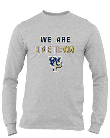 West Park Panthers WP Script We Are One Team Men's LS T-Shirt