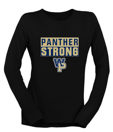 West Park Panthers WP Script Strong #1 Women's LS T-Shirt