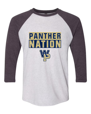 West Park Panthers WP Script Nation #1 Women's Baseball T-Shirt