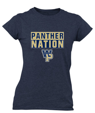West Park Panthers WP Script Nation #1 Women's SS T-Shirt