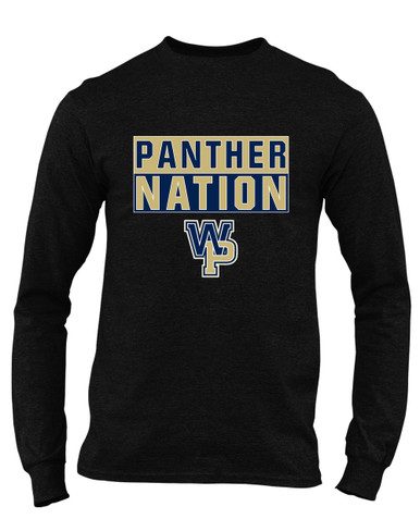 West Park Panthers WP Script Nation #1 Men's LS T-Shirt