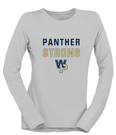 West Park Panthers WP Script Strong #2 Women's LS T-Shirt