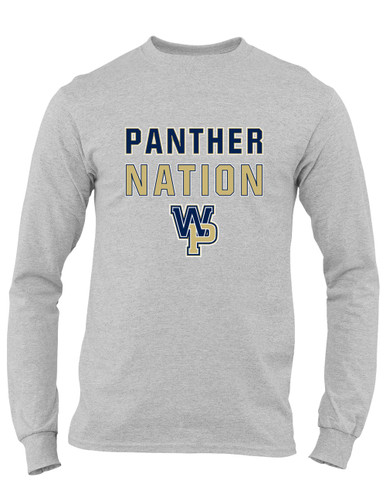 West Park Panthers WP Script Nation #2 Men's LS T-Shirt