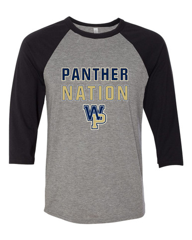 West Park Panthers WP Script Nation #2 Men's Baseball T-Shirt