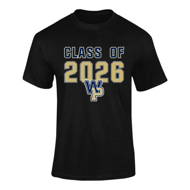 West Park Panthers WP Script Class of 2026 Men's SS T-Shirt
