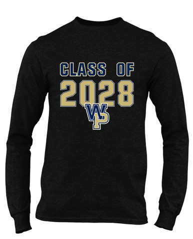 West Park Panthers WP Script Class of 2028 Men's LS T-Shirt