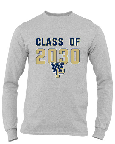 West Park Panthers WP Script Class of 2030 Men's LS T-Shirt