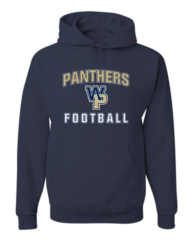 West Park Panthers WP Script Football #1 Men's Premium Hoodie