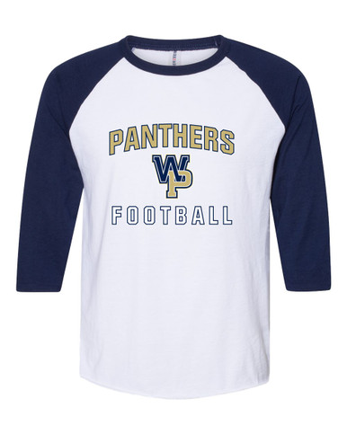 West Park Panthers WP Script Football #1 Men's Baseball T-Shirt