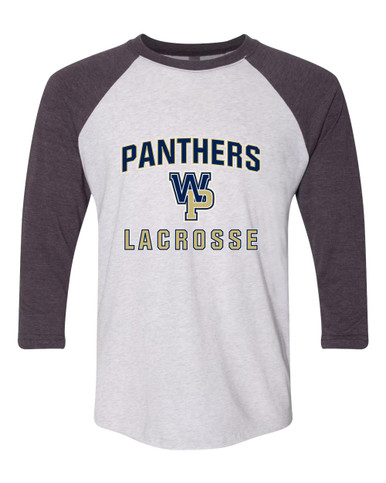 West Park Panthers WP Script Lacrosse Men's Baseball T-Shirt