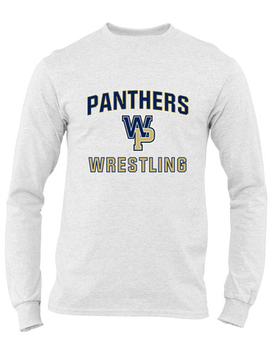 West Park Panthers WP Script Wrestling Men's LS T-Shirt