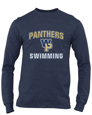West Park Panthers WP Script Swimming Men's LS T-Shirt