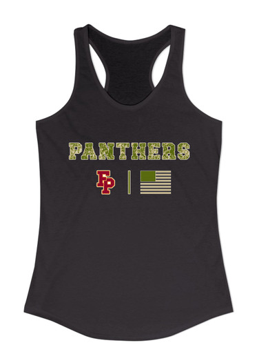 Forest Park Panthers Camo Flag Women's Tank Top