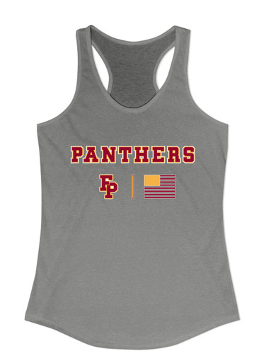 Forest Park Panthers Team Colors Flag Women's Tank Top