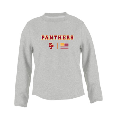 Forest Park Panthers Team Colors Flag Women's Sweatshirt