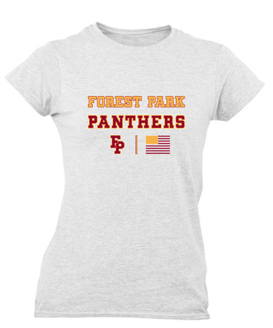 Forest Park Panthers Spirit Flag Women's Premium SS T-Shirt