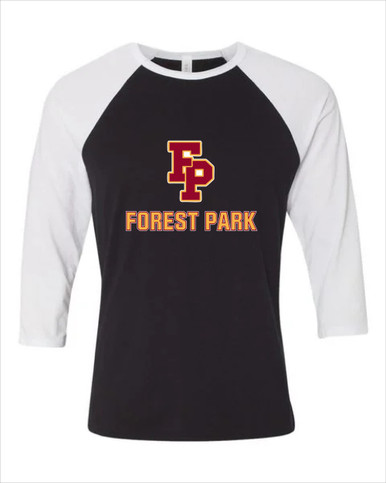Forest Park Panthers Mascot #2 Women's Baseball T-Shirt