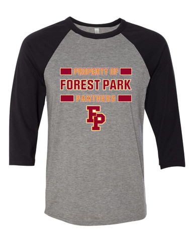 Forest Park Panthers Property Of Women's Baseball T-Shirt