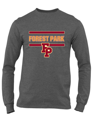 Forest Park Panthers Mascot #4 Men's LS T-Shirt