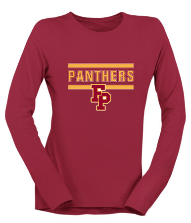 Forest Park Panthers Mascot #5 Women's Premium LS T-Shirt