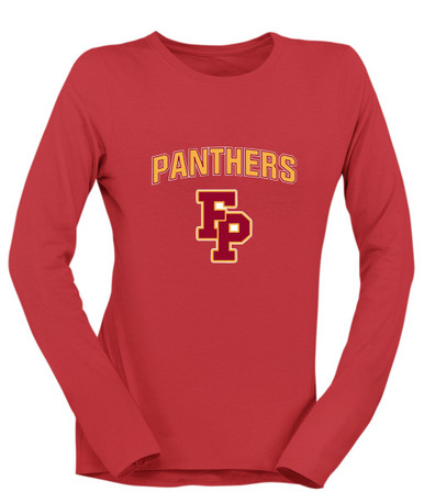 Forest Park Panthers Mascot #6 Women's LS T-Shirt