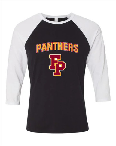Forest Park Panthers Mascot #6 Women's Baseball T-Shirt