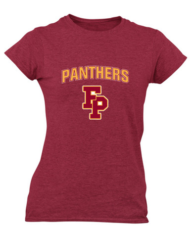 Forest Park Panthers Mascot #6 Women's Premium SS T-Shirt