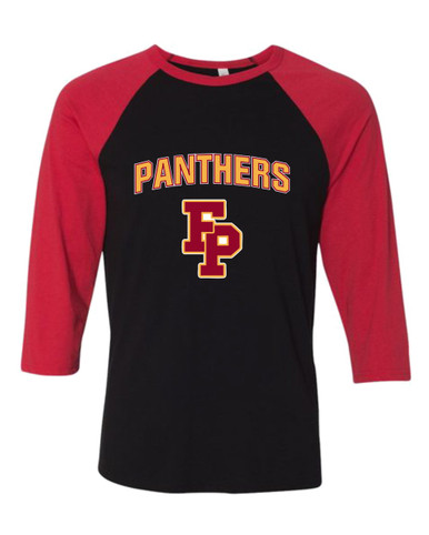 Forest Park Panthers Mascot #6 Men's Baseball T-Shirt