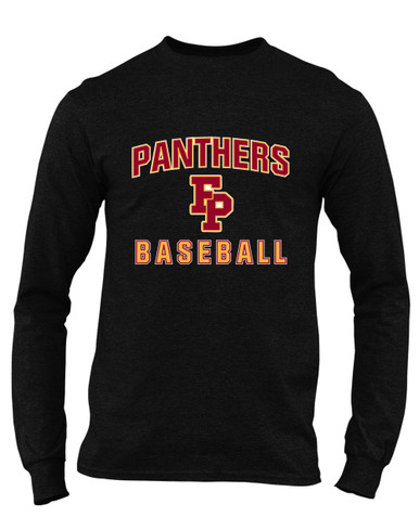 Forest Park Panthers Baseball #1 Men's Premium LS T-Shirt
