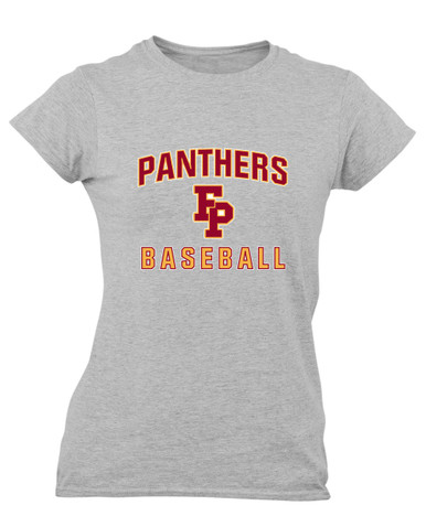 Forest Park Panthers Baseball #1 Women's Premium SS T-Shirt