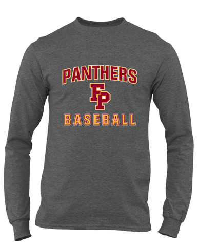 Forest Park Panthers Baseball #1 Men's LS T-Shirt