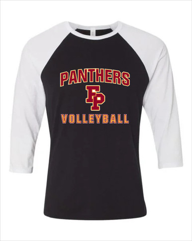 Forest Park Panthers Volleyball Women's Baseball T-Shirt