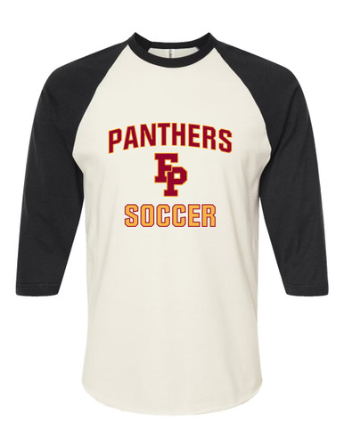 Forest Park Panthers Soccer #1 Men's Baseball T-Shirt