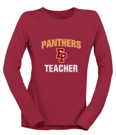 Forest Park Panthers Teacher Women's Premium LS T-Shirt