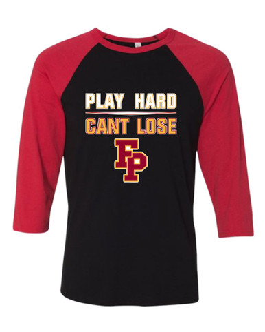 Forest Park Panthers Play Hard, Can't Lose Men's Baseball T-Shirt