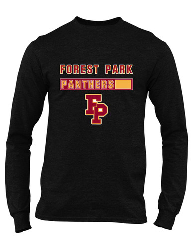 Forest Park Panthers Mascot #7 Men's LS T-Shirt