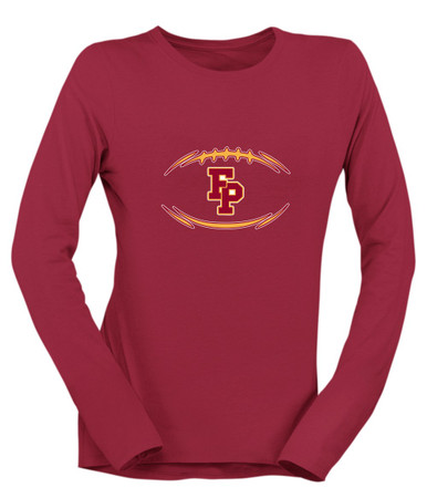 Forest Park Panthers Football #3 Women's Premium LS T-Shirt