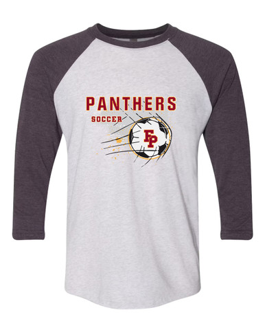 Forest Park Panthers Soccer #2 Women's Baseball T-Shirt