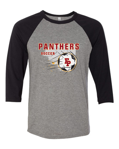 Forest Park Panthers Soccer #2 Men's Baseball T-Shirt