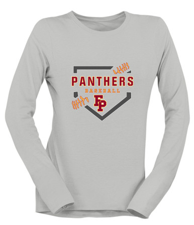 Forest Park Panthers Baseball #2 Women's Premium LS T-Shirt