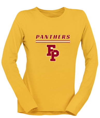 Forest Park Panthers Mascot #8 Women's LS T-Shirt