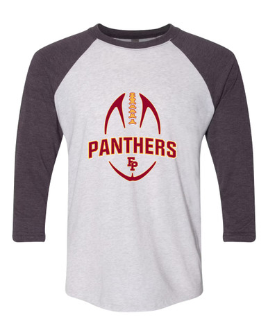 Forest Park Panthers Football #5 Women's Baseball T-Shirt
