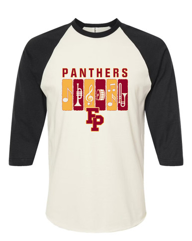 Forest Park Panthers Band # 2 Men's Baseball T-Shirt