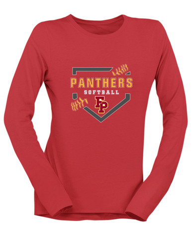 Forest Park Panthers Softball #2 Women's LS T-Shirt