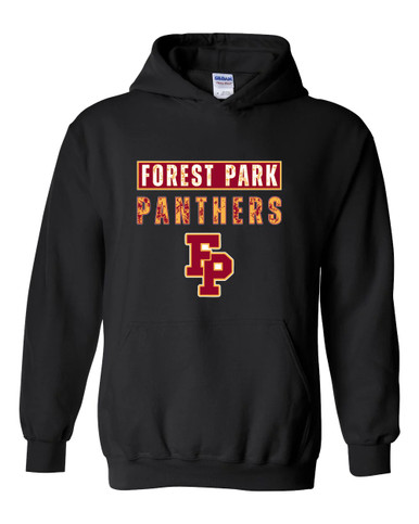 Forest Park Panthers Mascot #9 Men's Hoodie