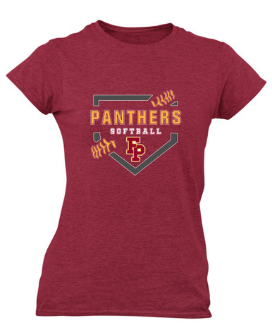 Forest Park Panthers Softball #2 Women's Premium SS T-Shirt