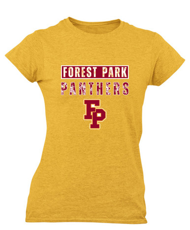 Forest Park Panthers Mascot #9 Women's SS T-Shirt