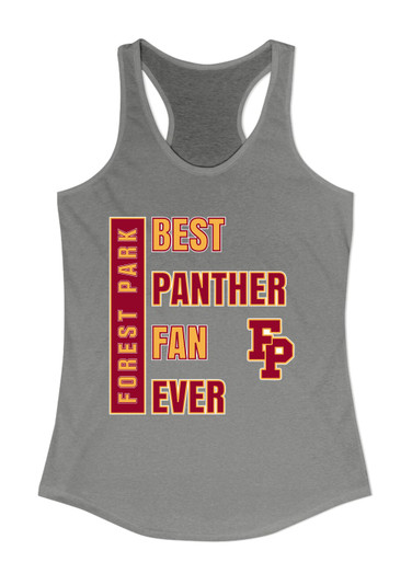 Forest Park Panthers Best Panther Fan Women's Tank Top